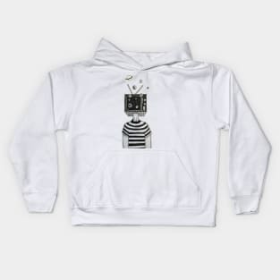 TV head Kids Hoodie